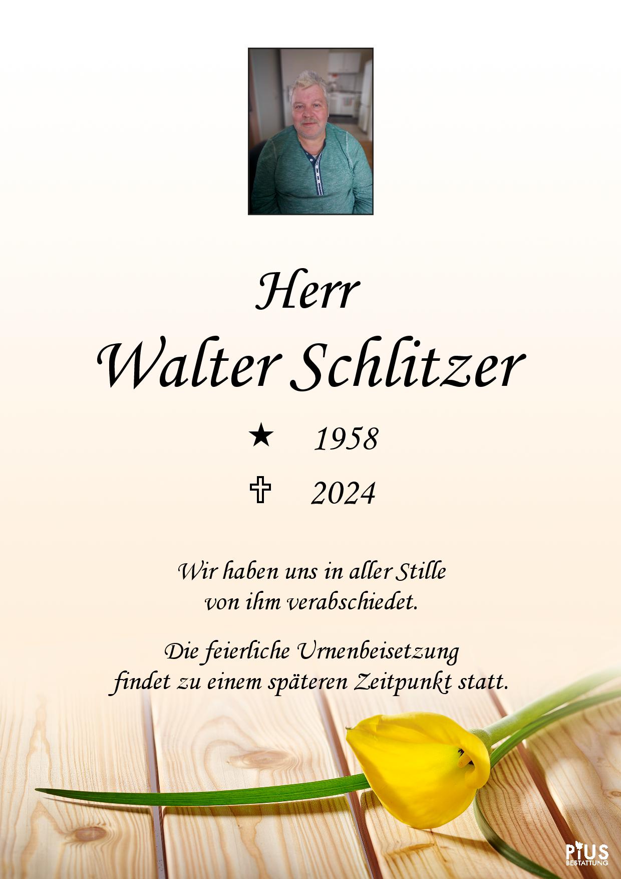 Walter Schlitzer
